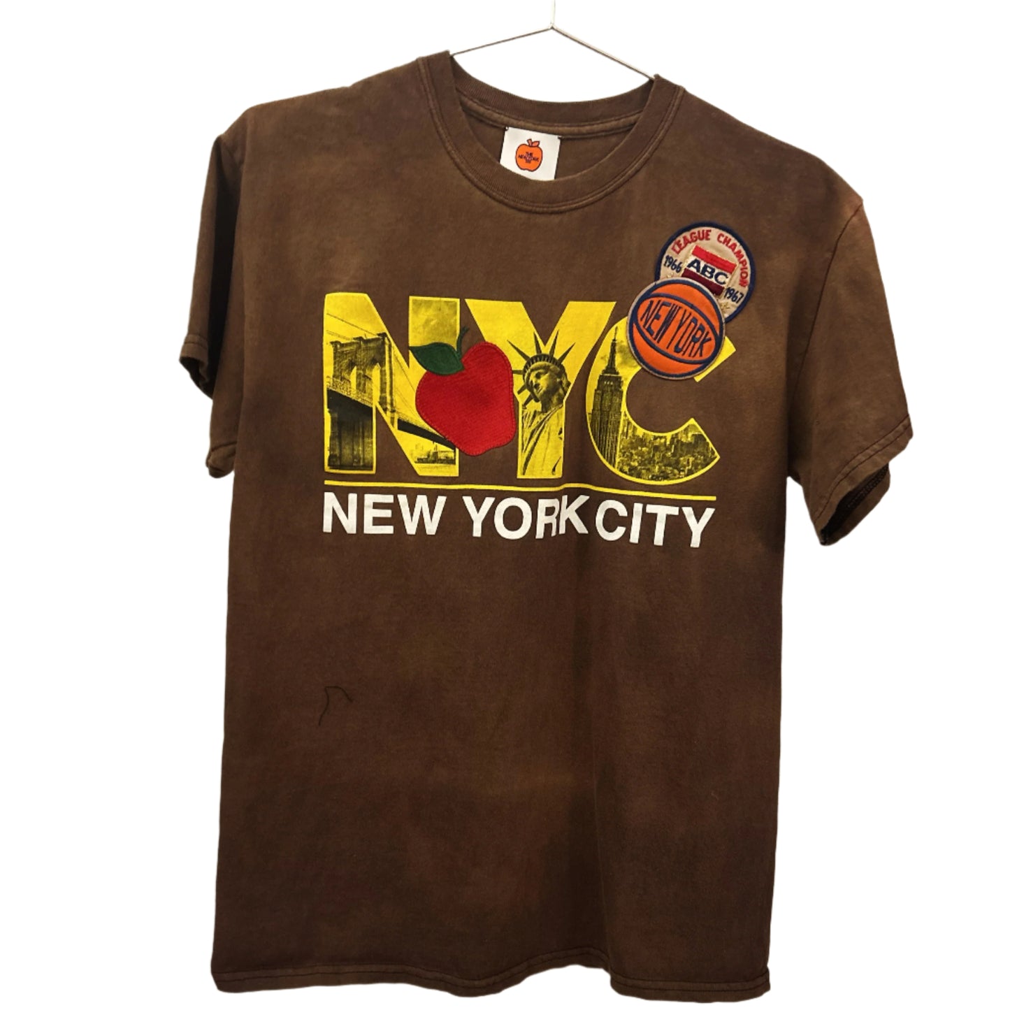 vintage nyc patchwork tee (1 of 1)