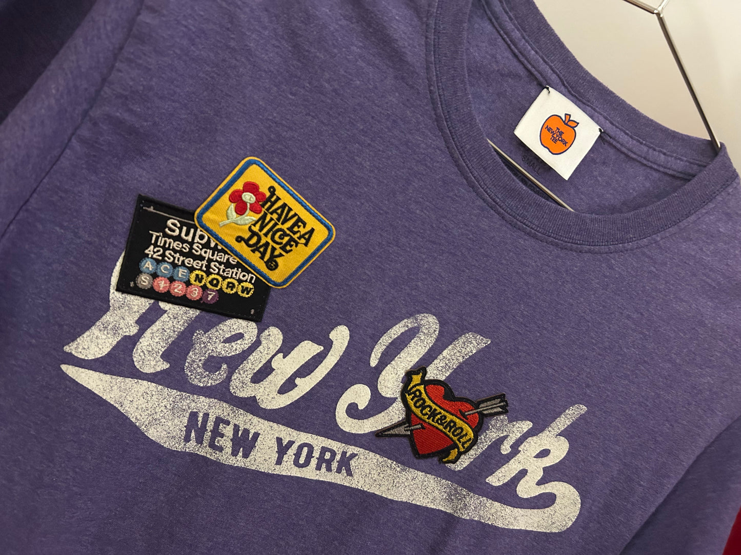 vintage nyc patchwork tee (1 of 1)