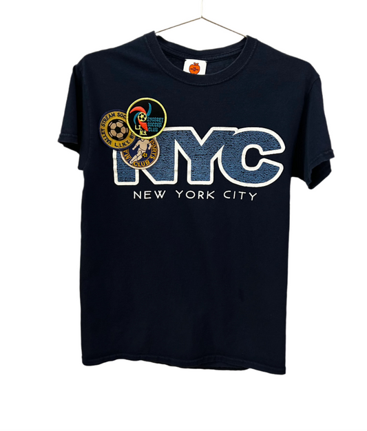 vintage nyc patchwork tee (1 of 1)